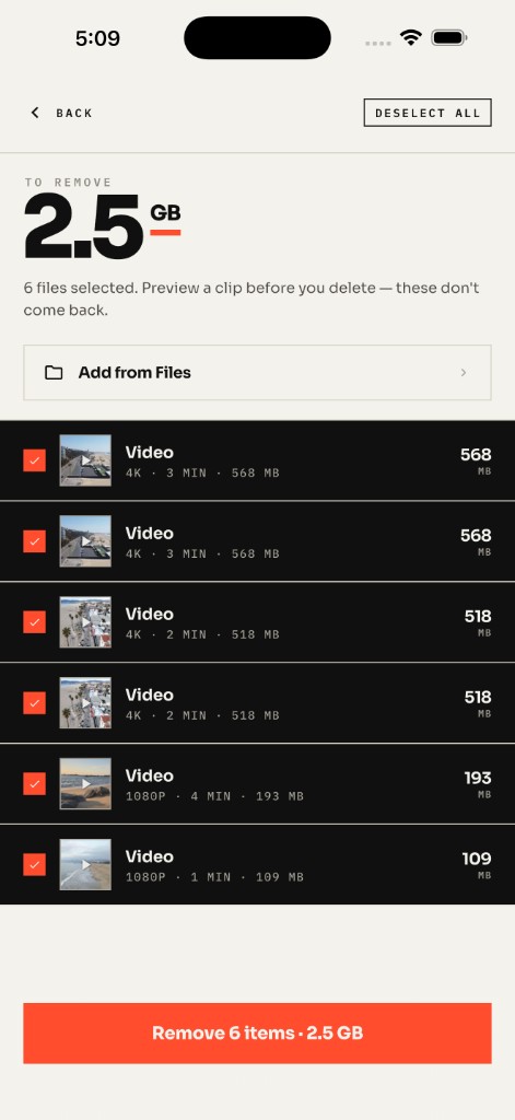 Junk & large files